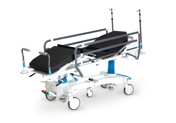 Каталка больничная WP-09 FAMED на гидравлических колоннах для работы с C-дугой