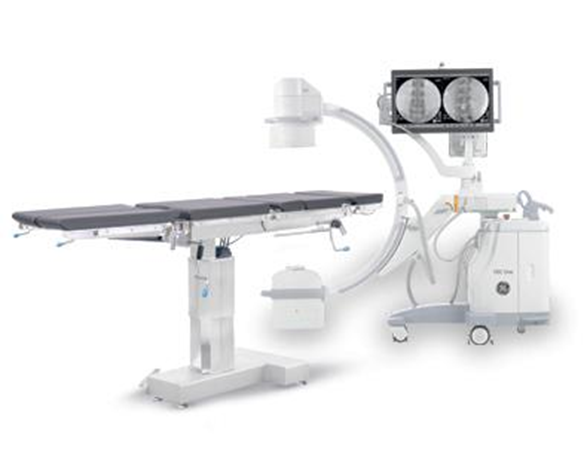 механогидравлический операционный стол для работы с рентгеновским аппаратом С-дуга (C-arm)