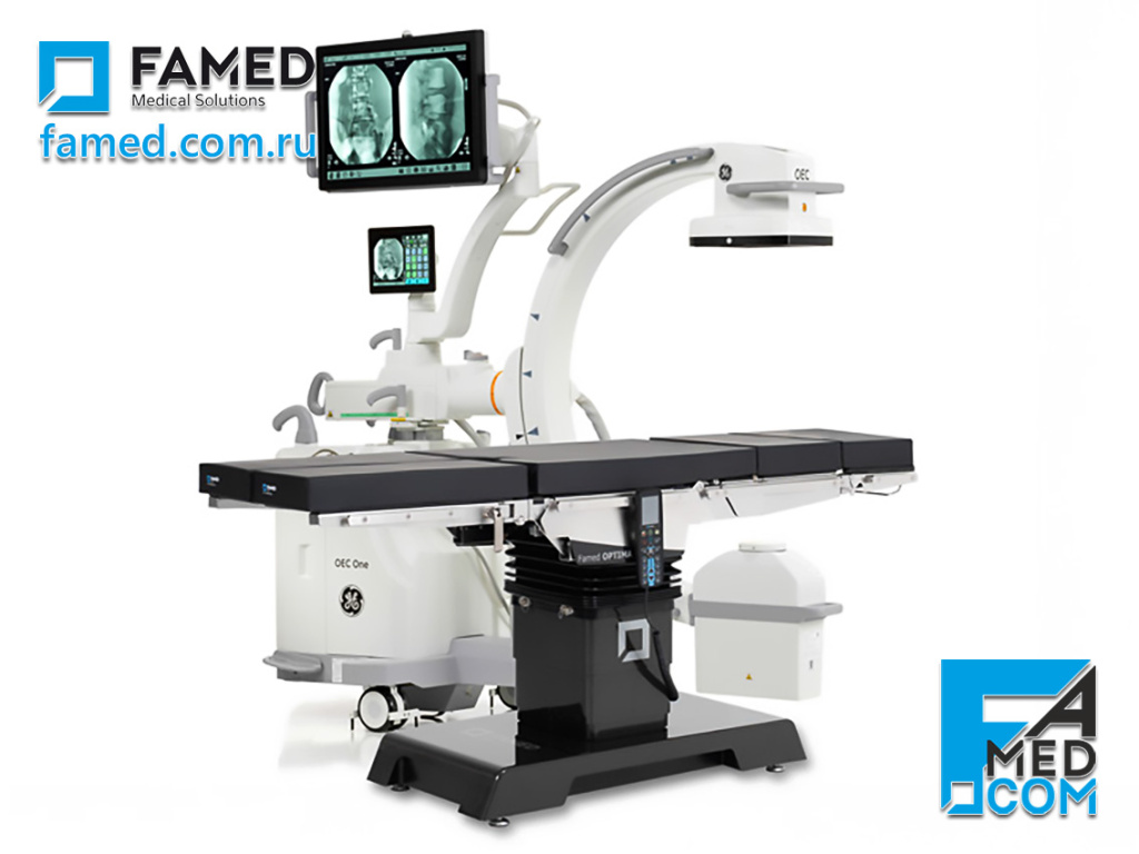 Операционный стол FAMED OPTIMA X-Line™ для рентгенохирургии под контролем С-дуги