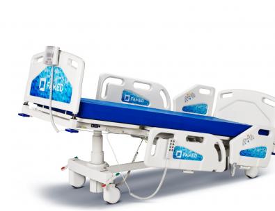 LE-12 FAMED функциональная медицинская ICU кровать для ОРИТ в положении Тренделенбург..jpg
