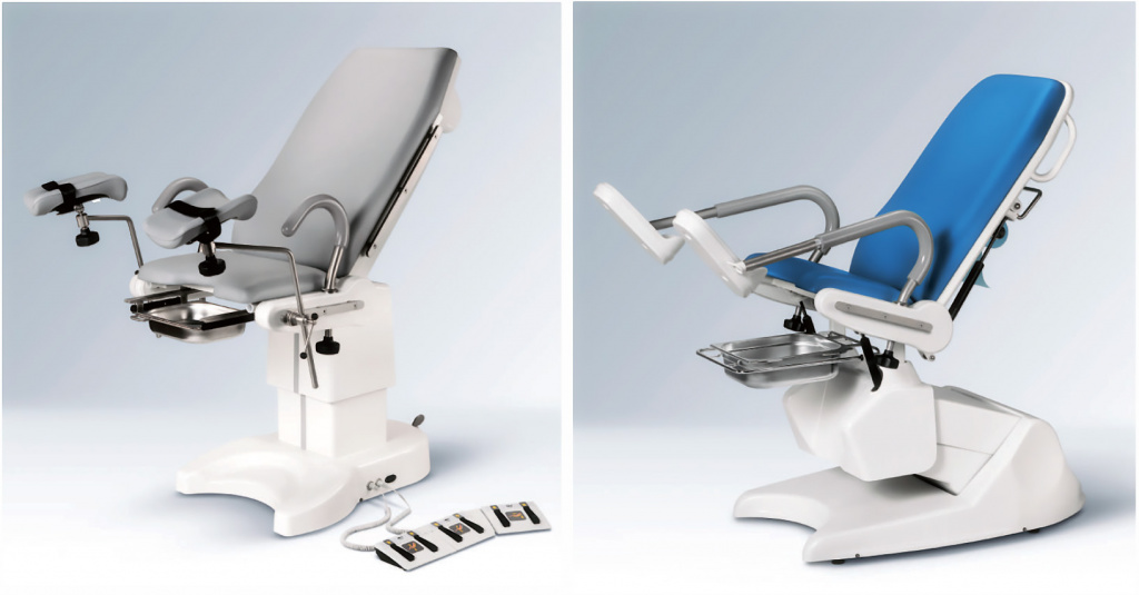 Гинекологические кресла FAMED с электрическими регулировками