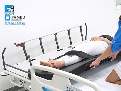 каталка WP-02 FAMED с матрацем для перекладывания пациента