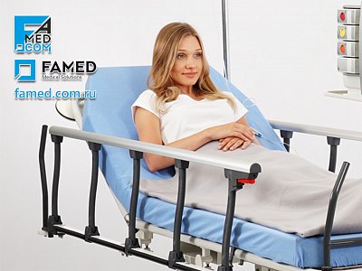каталка WP-02 FAMED с боковыми ограждениями SafeDrop™ (опция)
