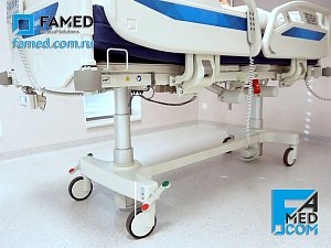 Цилиндрические телескопические колонны DEWERT в функциональной  кровати LE-12 FAMED