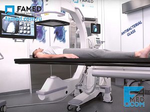FAMED SU-07 карбоновый рентгенохирургический операционный стол для ангиографии