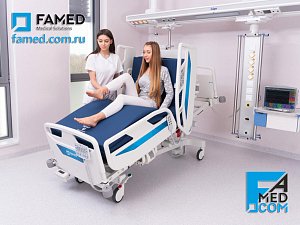 функциональная больничная кровать LE-12 в положении 