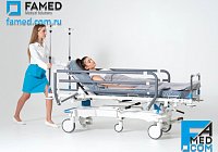 Каталка WP-09 FAMED на двух гидравлических колоннах