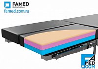 Матрацы противопролежневые 80мм с креплением mFixTM для операционных столов FAMED