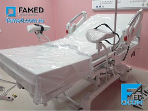 акушерское кресло-кровать для родов LM-01.4 FAMED поставка в ЛПУ по госконтракту