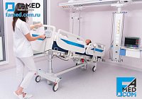 функциональная больничная кровать LE-12 в положении Тренделенбург