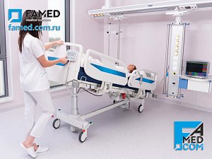 функциональная больничная кровать LE-12 в положении Тренделенбург
