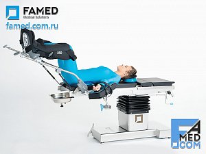 операционный стол FAMED SU-03 в комплекте с приставкой для гинекологии