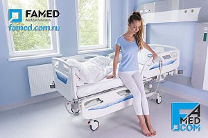 Функциональная кровать NEXO FAMED (Польша) с электрическим управлением и памятью положений для ОРИТ и реабилитации