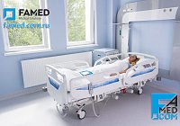 Функциональная кровать NEXO FAMED (Польша) с электрическим управлением и памятью положений для ОРИТ и реабилитации