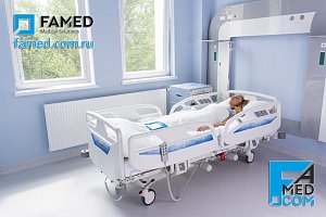 Функциональная кровать NEXO FAMED (Польша) с электрическим управлением и памятью положений для ОРИТ и реабилитации