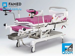 акушерское кресло-кровать для родовспоможения LM-01.4 FAMED в положении стол