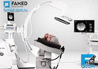 визуализация пациента на операционном столе SU-07 FAMED с карбоновым ложем и джойстиком