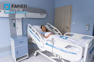 Функциональная кровать NEXO FAMED (Польша) с электрическим управлением и памятью положений для ОРИТ и реабилитации