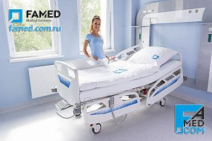 Функциональная кровать NEXO FAMED (Польша) с электрическим управлением и памятью положений для ОРИТ и реабилитации